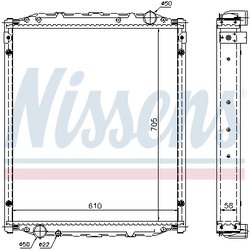 RADIATOR RACIRE MOTOR NISSENS 67220A - Compatibil cu MAN
