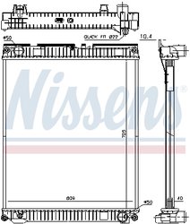 Radiator racire motor Nissens 67227