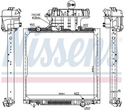 Radiator racire motor Nissens 67225