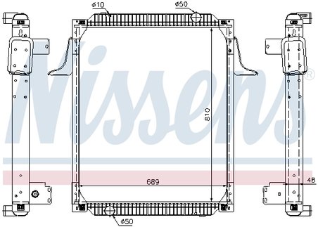 RADIATOR RACIRE MOTOR NISSENS 67257 - Compatibil cu RENAULT TRUCKS