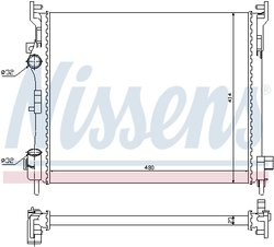 Radiator racire motor Nissens 67246