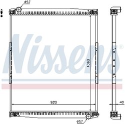 Radiator racire motor Nissens 67258