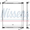 Radiator racire motor Nissens 67258