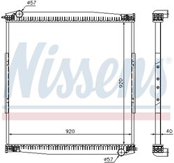 Radiator racire motor Nissens 67282