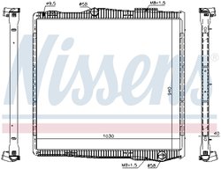 Radiator racire motor Nissens 67290