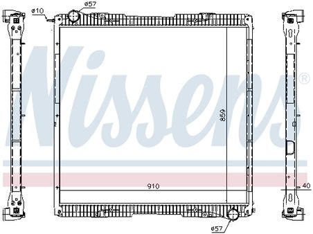Radiator racire motor Nissens 67292