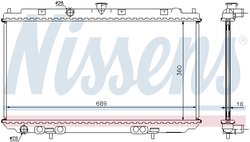 Radiator racire motor Nissens 67350A