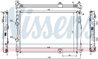 RADIATOR RACIRE MOTOR NISSENS 67361 - Compatibil cu NISSAN
