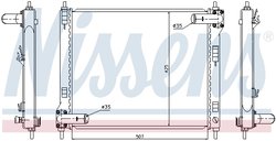RADIATOR RACIRE MOTOR NISSENS 67370 - Compatibil cu NISSAN