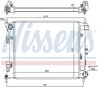 Radiator racire motor Nissens 675007