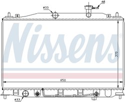 RADIATOR RACIRE MOTOR NISSENS 67503 - Compatibil cu HYUNDAI