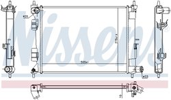 Radiator racire motor Nissens 675072