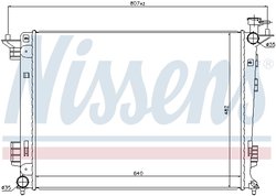 RADIATOR RACIRE MOTOR NISSENS 67515 - Compatibil cu HYUNDAI, KIA