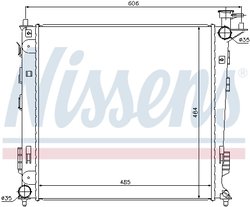RADIATOR RACIRE MOTOR NISSENS 67517 - Compatibil cu HYUNDAI, KIA