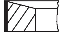 SET SEGMENTI PISTON MAHLE 676 13 N0 - Compatibil cu DODGE, GALLOPER, HYUNDAI, JAC, KIA, MITSUBISHI