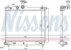 Radiator racire motor Nissens 67610