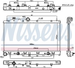 Radiator racire motor Nissens 67720