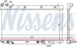 Radiator racire motor Nissens 68098
