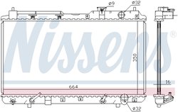 Radiator racire motor Nissens 681021