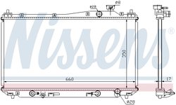 RADIATOR RACIRE MOTOR NISSENS 68115 - Compatibil cu HONDA