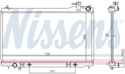 Radiator racire motor Nissens 681212