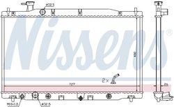 RADIATOR RACIRE MOTOR NISSENS 681372 - Compatibil cu HONDA