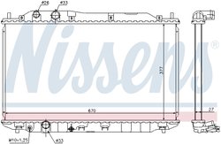 RADIATOR RACIRE MOTOR NISSENS 68143 - Compatibil cu HONDA