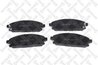 Set placute frana Stellox 685 012-SX