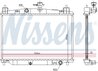 RADIATOR RACIRE MOTOR NISSENS 68504 - Compatibil cu MAZDA