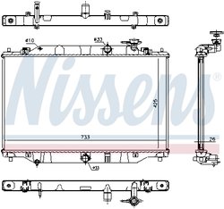 RADIATOR RACIRE MOTOR NISSENS 68532 - Compatibil cu MAZDA