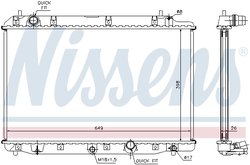 Radiator racire motor Nissens 68602A