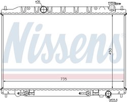 Radiator racire motor Nissens 68712