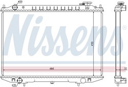 Radiator racire motor Nissens 68721
