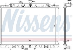 RADIATOR RACIRE MOTOR NISSENS 68724 - Compatibil cu NISSAN