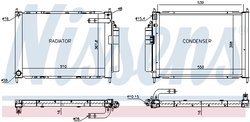Modul racire Nissens 68747