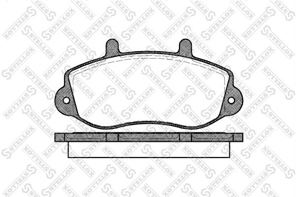 Set placute frana Stellox 688 000-SX