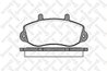 Set placute frana Stellox 688 000-SX