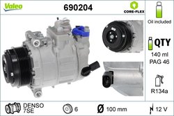 COMPRESOR CLIMATIZARE VALEO 690204 - Compatibil cu VW