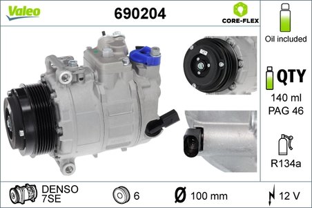Compresor climatizare Valeo 690204