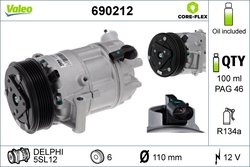 Compresor climatizare Valeo 690212