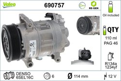 Compresor climatizare Valeo 690757