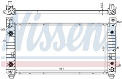 Radiator racire motor Nissens 69091