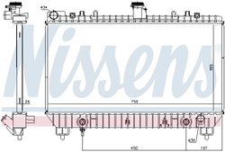 Radiator racire motor Nissens 69097