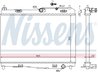 RADIATOR RACIRE MOTOR NISSENS 69235 - Compatibil cu FORD