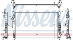 RADIATOR RACIRE MOTOR NISSENS 69247 - Compatibil cu FORD