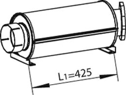 Toba esapament intermediara Dinex 69331