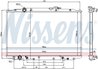 Radiator racire motor Nissens 69477