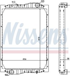 Radiator racire motor Nissens 69601A