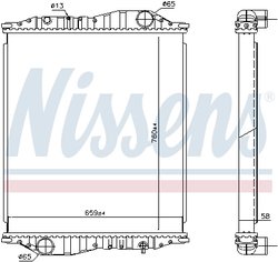 Radiator racire motor Nissens 69602A