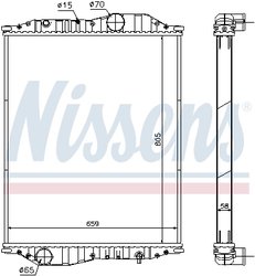 Radiator racire motor Nissens 696090